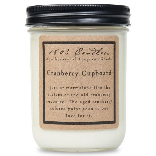 cranberry cupboard soy candle