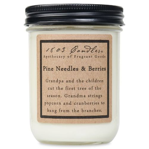 Pine Needles & Berries soy candle