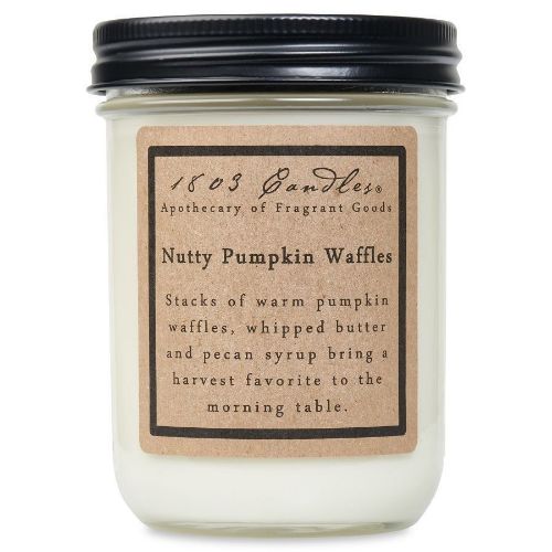 Nutty Pumpkin Waffles soy jar candle