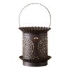 Original Punched Tin Kettle Warmer