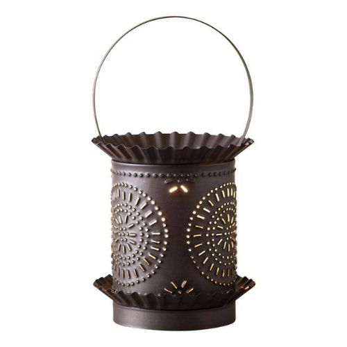 Original Punched Tin Kettle Warmer