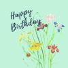 Happy Birthday Gift Card Green