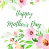 Happy Mothers Day Gift Card flowers