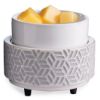 Stone Hexagon 2 in 1 Wax Warmer