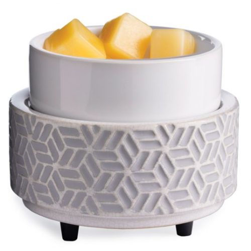 Stone Hexagon 2 in 1 Wax Warmer
