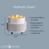Stone Hexagon 2 in 1 Wax Warmer