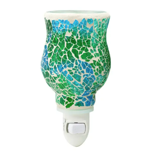 Colored Mosaic Plug in Wax Warmer