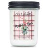 14oz. Jar-Plaid Mistletoe Kisses