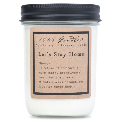 Let's Stay Home Jar Candle