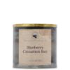 Tin with Gold Rim 10oz-Blueberry Cinnamon Bun