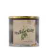 Tin with Gold Rim 10oz-Mistletoe Kisses GR Brown Label