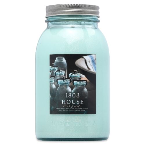 Limited Edition Blue Jar-1803 House 25oz. Full Label