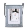 20oz. Tin Bucket Candle-Snowman Village Border Label