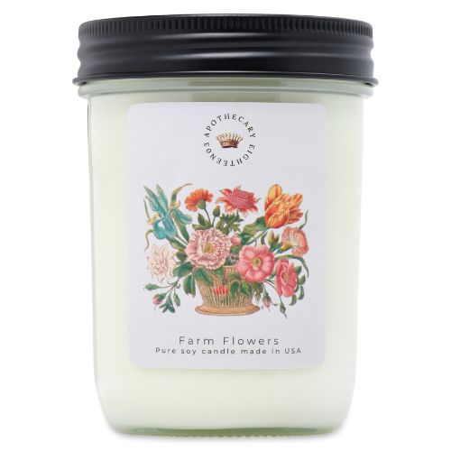 14oz. Jar-Farm Flowers