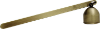 Antique Brass Bell Snuffer