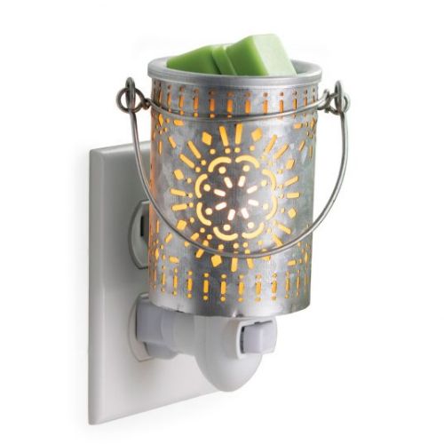 Galvanized Tin Plug In Wax Warmer