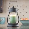 Black Hurricane Lamp Wax Warmer