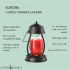 Black Hurricane Lamp Wax Warmer