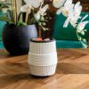 Porcelain Ridges Flip Dish Wax Warmer