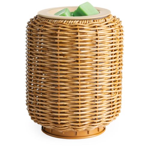 Wicker Lantern Illumination Wax Warmer