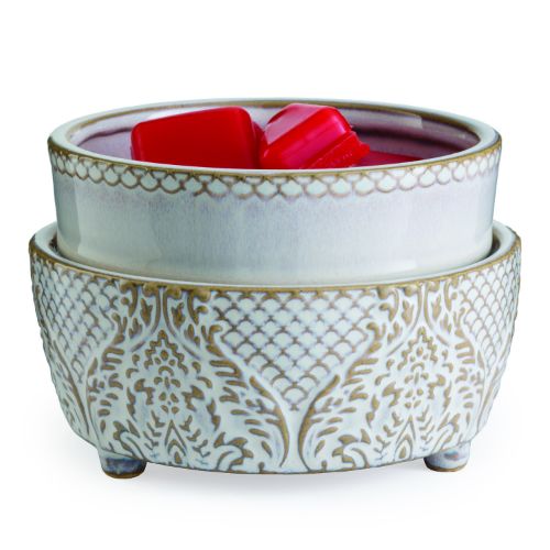 Vintage White 2 in 1 Wax Warmer