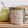 Tin with Gold Rim 10oz-Caramel Honey Pear