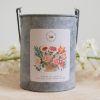 20oz. Tin Bucket Candle-Farm Flowers