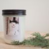 14oz. Jar-Snowman Village Border Label