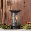 Folk Art Star Mini Punched Tin Wax Warmer
