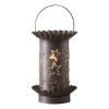 Folk Art Star Mini Punched Tin Wax Warmer