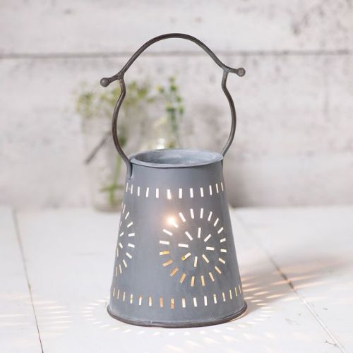 Original Zinc Punched Tin Wax Warmer