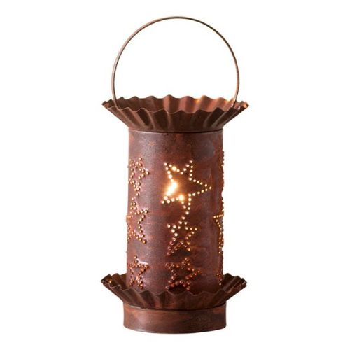 Rusty Folk Art Star Mini Tin Wax Warmer