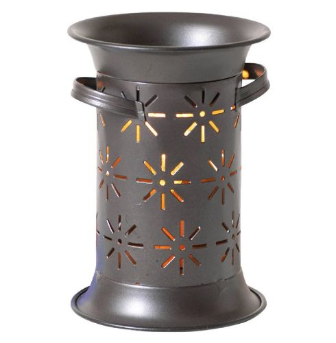 Starburst Punched Tin Wax Warmer
