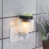 Glass Mason Jar Plug In Wax Warmer