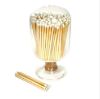 Decorative Glass Cloche Matches, White