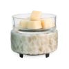 Wax Warmer-Swirl Glass 2 in 1