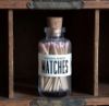 Matches-Mini Apothecary, Light Pink