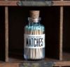 Matches-Mini Apothecary, Vintage Mint