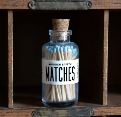 Matches-Mini Apothecary, Powder Blue