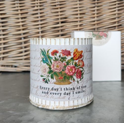 10oz. White Corrugated-Farm Flowers